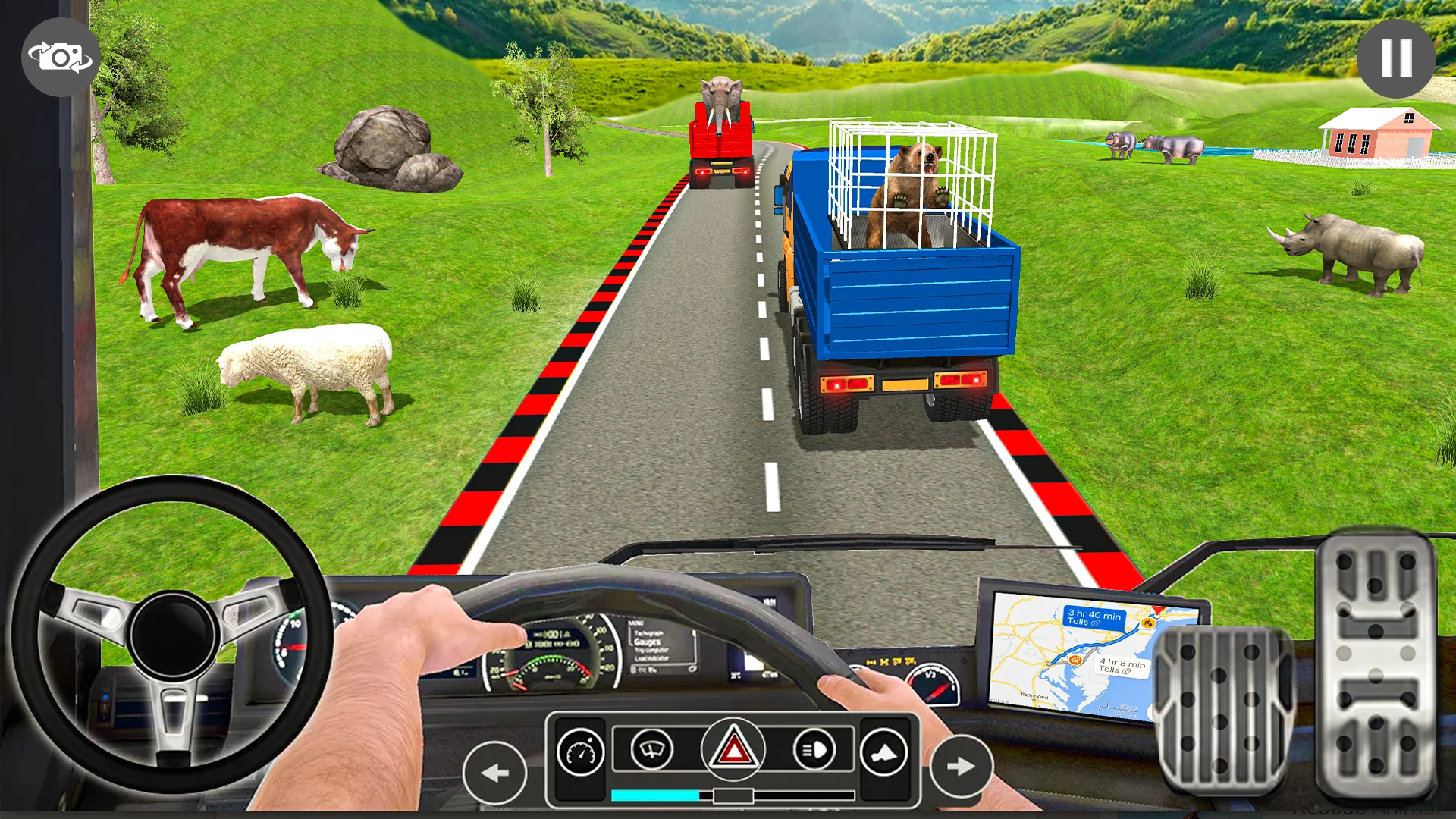 Animal transport Truck game 3d screenshot